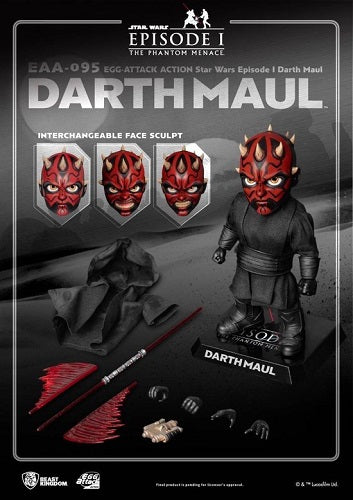 Beast Kingdom - Egg Attack - Star Wars - Star Wars : Episode 1 - Darth Maul (EEA-095) (PICTURED)