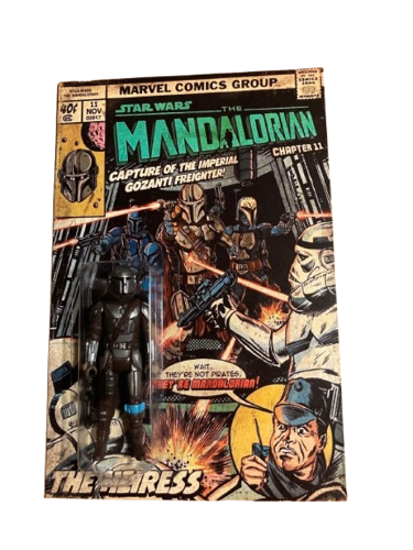 Cantina Customs – Star Wars – The Mandalorian – The Mandalorian (Comic) (individuelle Figur und Kartenrückseite)