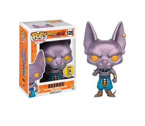 Funko POP! - Animation -  Dragon Ball Z - Resurrection F - Beerus 120 (Metallic) (San Diego Comic Con 2016)