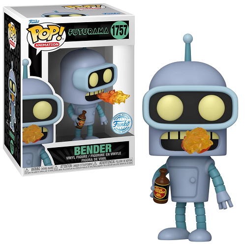 Funko POP! - Animation - Futurama - Bender 1757 (Special Edition Sticker)