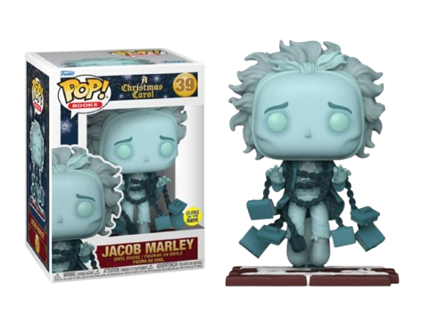 Funko POP!  - Books - A Christmas Carol - Jacob Marley 39 (Glows in the Dark)