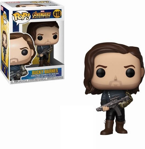 Funko POP! - Marvel - Avengers - Infinity War - Bucky Barnes 418 (/w weapon)