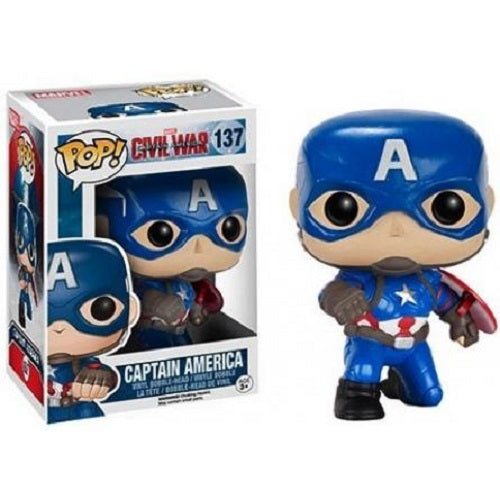 Funko POP! - Marvel - Captain America - Civil War - Captain America 137 (exklusiv für Underground Toys)