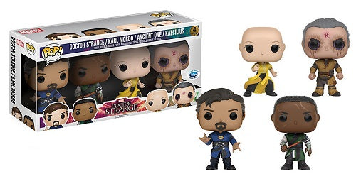 Funko POP! - Marvel - Doctor Strange - (4-Pack) - Doctor Strange, Karl Mordo, Ancient One, &amp; Kaecilius (Disney Store Exclusive) (4000 pcs)