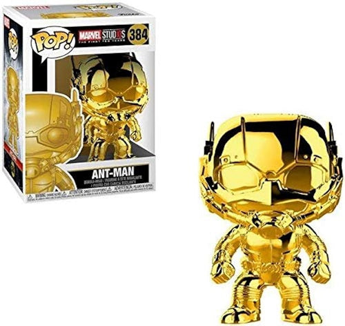 Funko POP! - Marvel Studios - The first 10 Years - Ant Man 384 (Gold Chrome)