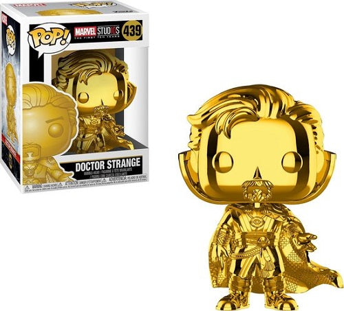 Funko POP! – Marvel Studios – Die ersten 10 Jahre – Doctor Strange 439 (Gold Chrome) (Gewinner der Marvel Studios Fan-Abstimmung)