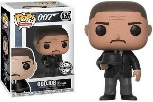 Funko POP! - Movies - 007 - Oddjob 526 (/w hat) (Goldfinger) (exclusive sticker)