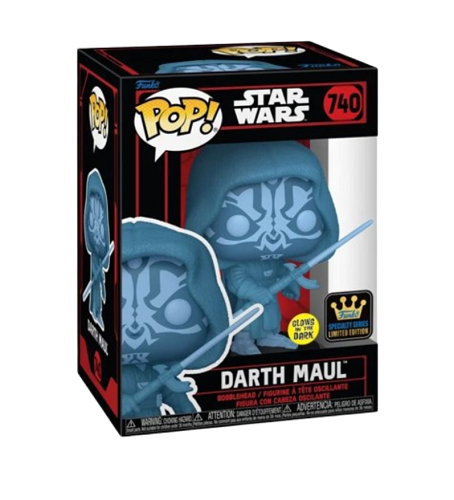 Funko POP! - Star Wars - Dark Side - Darth Maul (Holographic) (Glows in the Dark) (Specialty Series)