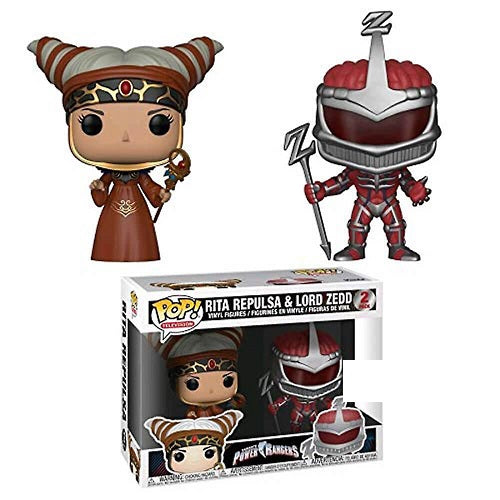 Funko POP! - Television - Saban's Power Rangers - Rita Repulsa and Lord Zed (25th Anniversary) (2-Pack) (BAM! Books-a-Million Exclusive)