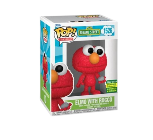 Funko POP! - Television - Sesame Street - Elmo (/w Rocco) 1526 (Summer Convention)