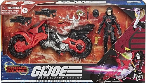 Hasbro - GI Joe - Kleinserien - Baroness mit Cobra COIL Motorrad (13)