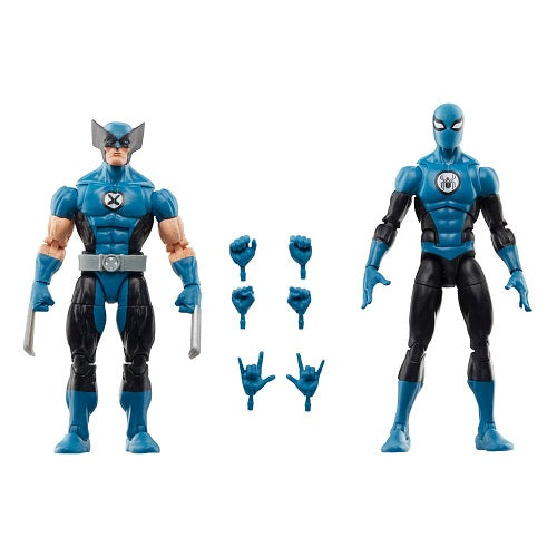 Hasbro – Marvel Legends – Fantastic Four – Wolverine und Spider-Man (2er-Pack) (exklusiv)