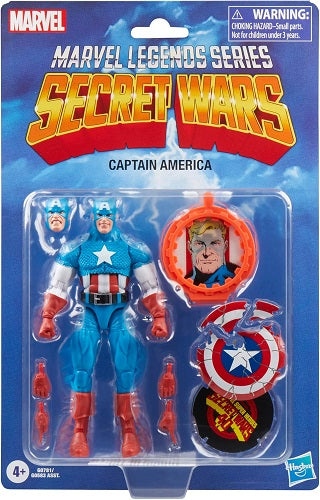 Hasbro - Marvel Legends - Retro Collection - Secret Wars (40th Anniversary) - Marvel's Captain America