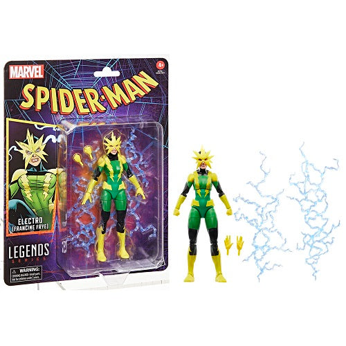 Hasbro - Marvel Legends - Retro Collection - Spider-man -  Francine Frye (Electro)