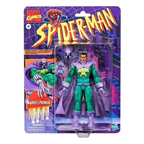 Hasbro - Marvel Legends - Retro Collection - Spider-Man – die Zeichentrickserie – Prowler