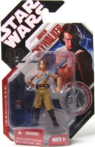 Hasbro - Star Wars - 30th Anniversary - 3.75 - Anakin Skywalker (Silver Coin) (33)