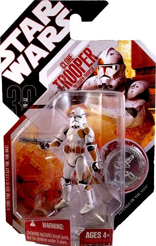 Hasbro - Star Wars - 30th Anniversary - 3.75 - Clone Trooper (7th Legion Trooper) (Silver Coin) (49)