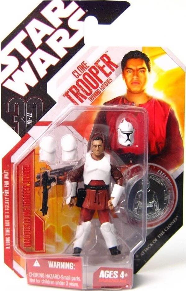 Hasbro - Star Wars - 30th Anniversary - 3.75 - Clone Trooper (Training Fatigues) (Silver Coin) (55)