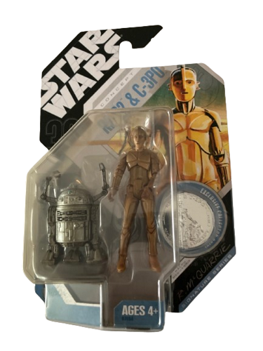 Hasbro - Star Wars - 30th Anniversary - 3.75 - McQuarrie Concept - R2-D2 and C-3P (Silver Coin) (Star Wars Celebrations)