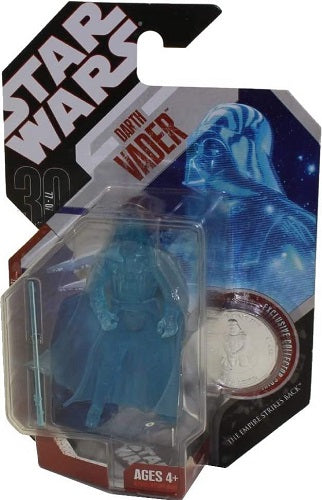 Hasbro - Star Wars - 30th Anniversary - 3.75 - Darth Vader (Hologram) (Silver Coin) (48)