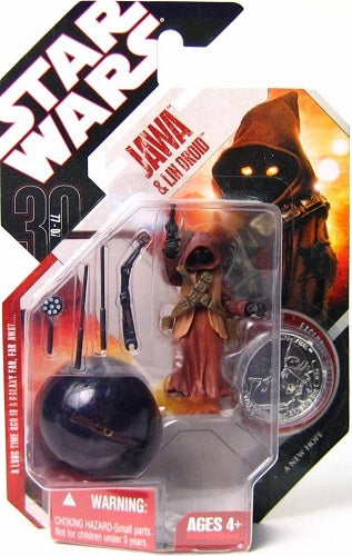 Hasbro - Star Wars - 30th Anniversary - 3.75 - Jawa and Lin Droid (Silver Coin) (19)