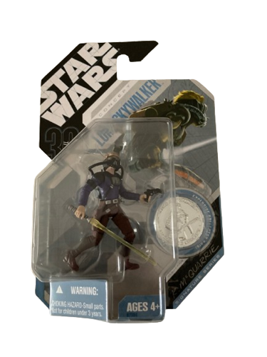 Hasbro - Star Wars - 30th Anniversary - 3.75 - McQuarrie Concept - Luke Skywalker (Silver Coin) (Star Wars Celebrations)