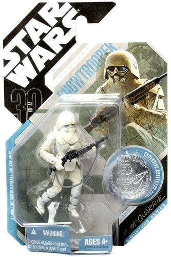Hasbro - Star Wars - 30th Anniversary - 3.75 - McQuarrie Concept - Snow Trooper (Silver Coin) (42)