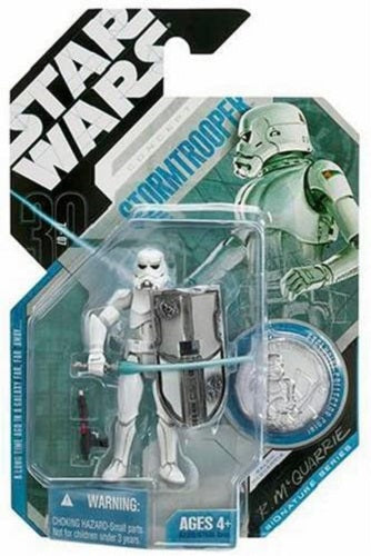 Hasbro - Star Wars - 30th Anniversary - 3.75 - McQuarrie Concept - Storm Trooper (Silver Coin) (9)