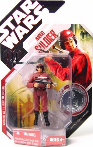 Hasbro - Star Wars - 30th Anniversary - 3.75 - Naboo Soldier (Silver Coin) (52)