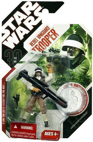 Hasbro - Star Wars - 30th Anniversary - 3.75 - Rebel Vanguard Trooper (Silver Coin) (53)