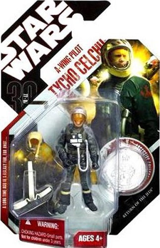 Hasbro - Star Wars - 30th Anniversary - 3.75 - Tycho Celchu (A-Wing Pilot) (Silver Coin) (44)
