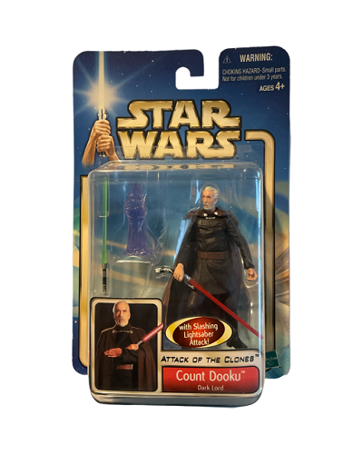 Hasbro - Star Wars - Attack of the Clones (Blue Box) - 3.75 - Count Dooku (Dark Lord)