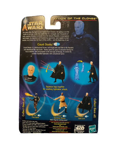 Hasbro – Star Wars – Angriff der Klonkrieger (Blue Box) – 3,75 – Count Dooku (Dunkler Lord)