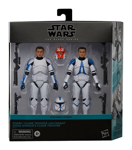 Hasbro - Star Wars - Black Series - Ahsoka -  Phase I Clone Trooper Lieutenant & 332nd Ahsoka's Clone Trooper (2-pack)