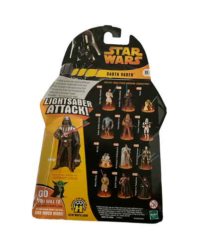 Hasbro - Star Wars - Revenge of the Sith - 3.75 - Darth Vader (Lightsaber Attack)