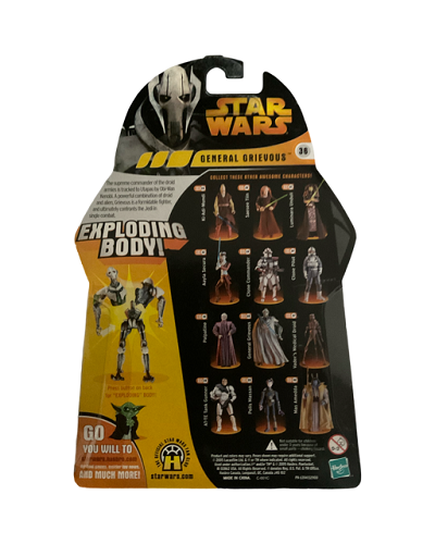 Hasbro - Star Wars - Die Rache der Sith - 3.75 - General Grievous (Exploding Body)