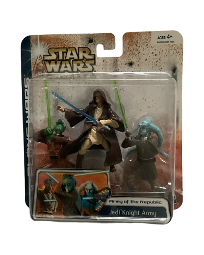 Hasbro - Star Wars - The Clone Wars (3-Pack) - 3.75 - Jedi Knight Army (Army of the Republic)