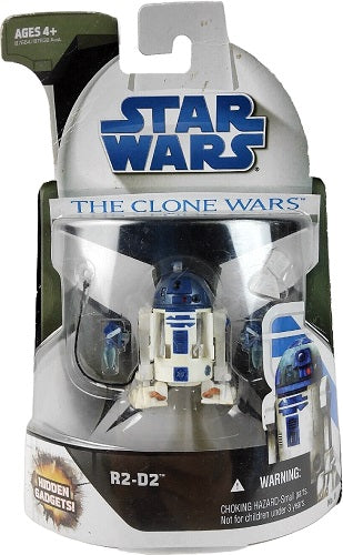 Hasbro - Star Wars - The Clone Wars (Blue) - 3.75 - R2-D2 (08) (1st Day of Issue Sticker)