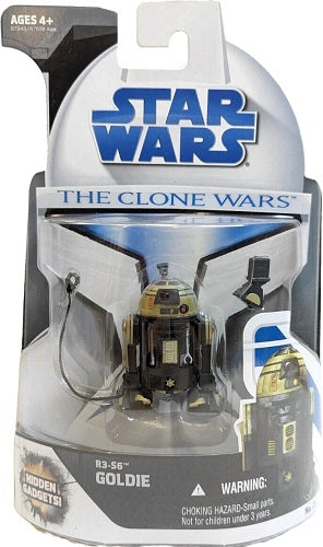 Hasbro - Star Wars - The Clone Wars (Blue) - 3.75 - R3-S6 (Goldie) (23)