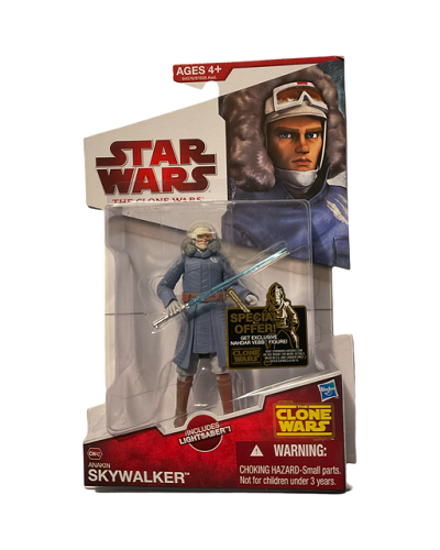 Hasbro - Star Wars - The Clone Wars (Red) - 3.75 - Anakin Skywalker (Cold Weather) (CW 42)