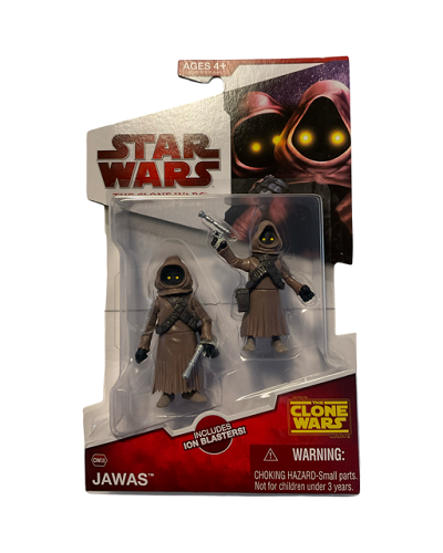 Hasbro - Star Wars - The Clone Wars (Red) - 3.75 - Jawas (CW 08)