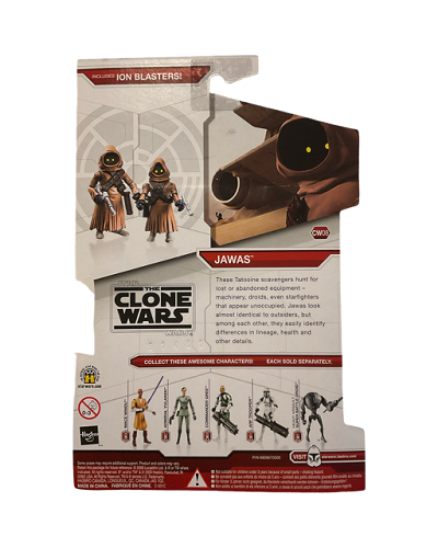 Hasbro - Star Wars - The Clone Wars (Red) - 3.75 - Jawas (CW 08)