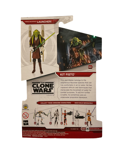 Hasbro - Star Wars - The Clone Wars (Red) - 3.75 - Kit Fisto (CW 05)