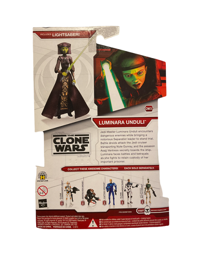 Hasbro - Star Wars - The Clone Wars (Red) - 3.75 - Luminara Unduli (CW 30)