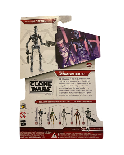 Hasbro - Star Wars - The Clone Wars (Rot) - 3,75 - Ziros Assassin Droid (CW 37)