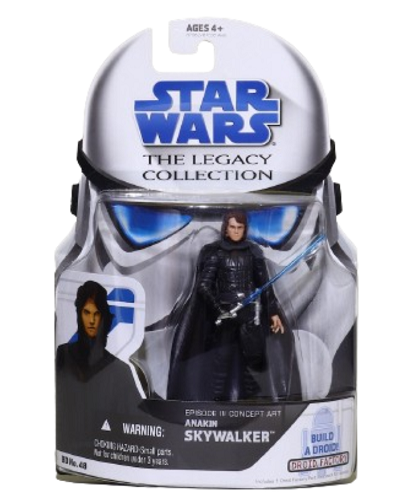 Hasbro - Star Wars - The Legacy Collection (Blue) - 3.75 - Anakin Skywalker (Episode III Concept Art) (BD48)