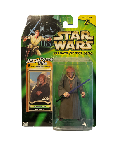 Hasbro - Star Wars - The Power of the Jedi (Green) - 3.75 - Saesee Tiin (Collection 2)