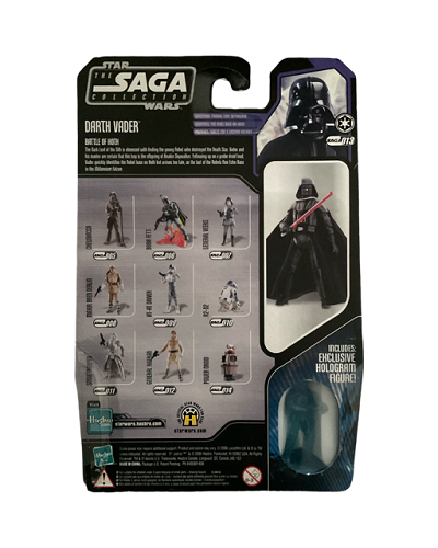 Hasbro – Star Wars – The Saga Collection – 3,75 – Darth Vader (SAGA 013)