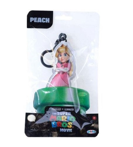 Key Chain - Jakks Pacific - The Super Mario Brothers Movie - Peach