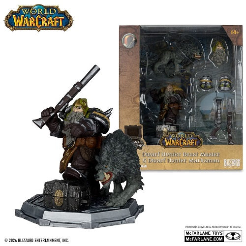 Mc Farlane Toys - World of Warcraft - Dwarf Hunter: Beast Master / Marksman (Common)